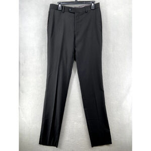 English Laundry Pants Mens Sz 31W Black Dress Pants Trousers E116 *Unhemmed*
